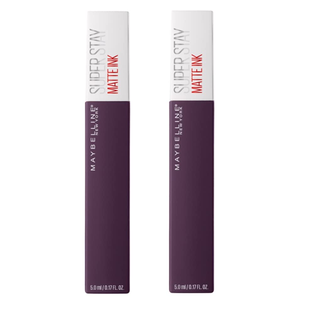 Maybelline Super Stay Matte Ink Liquid Lipstick Makeup, Long Lasting High Impact Color, Up to 16H Wear, Hustler, Red Brown, 1 Count, Packaging May Vary