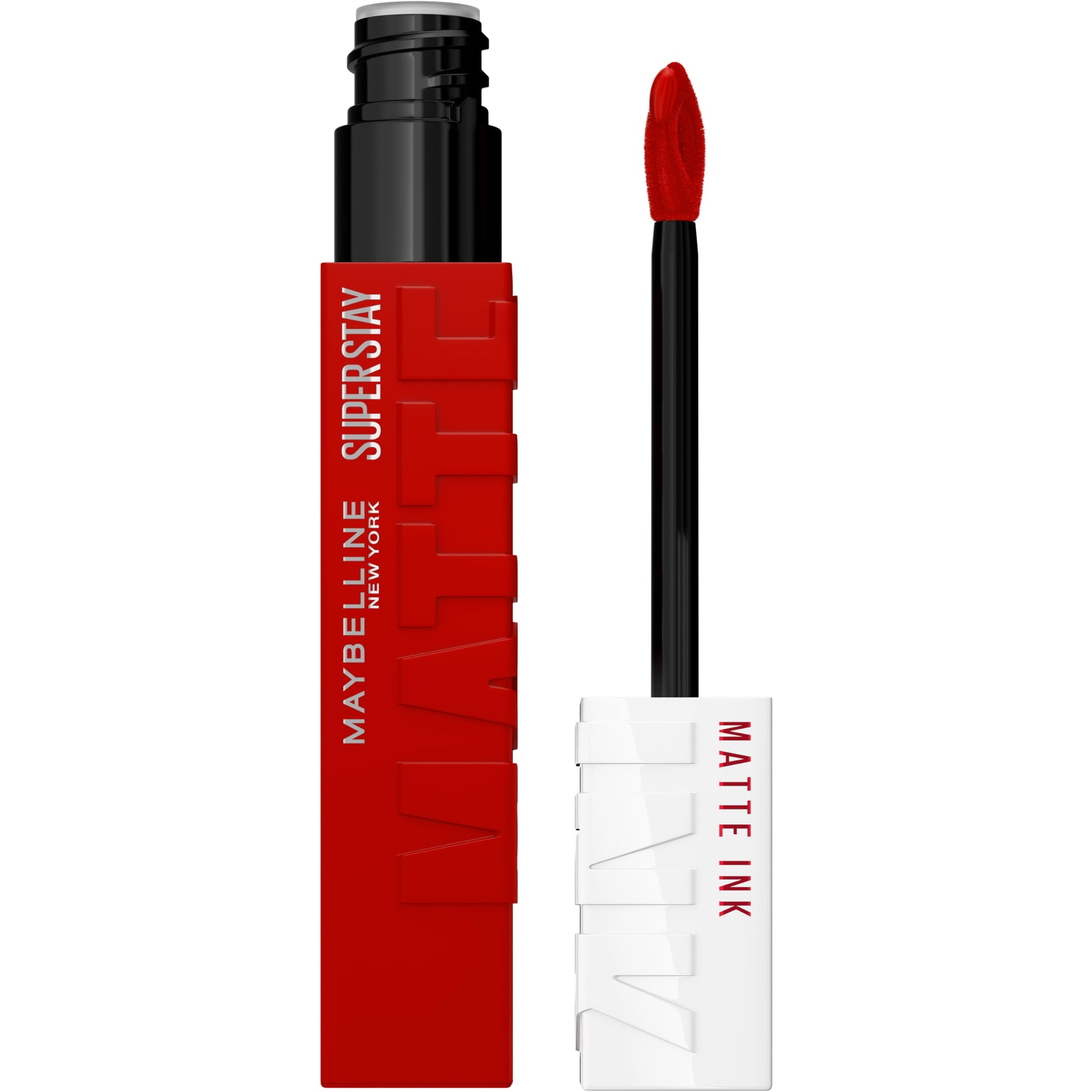 Maybelline Super Stay Matte Ink Liquid Lipstick Makeup, Long Lasting High Impact Color, Up to 16H Wear, Hustler, Red Brown, 1 Count, Packaging May Vary