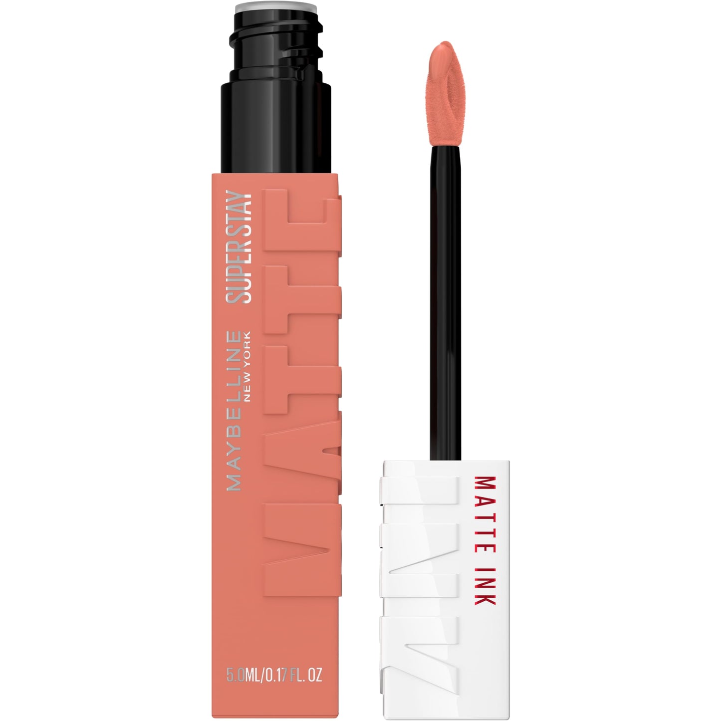 Maybelline Super Stay Matte Ink Liquid Lipstick Makeup, Long Lasting High Impact Color, Up to 16H Wear, Hustler, Red Brown, 1 Count, Packaging May Vary