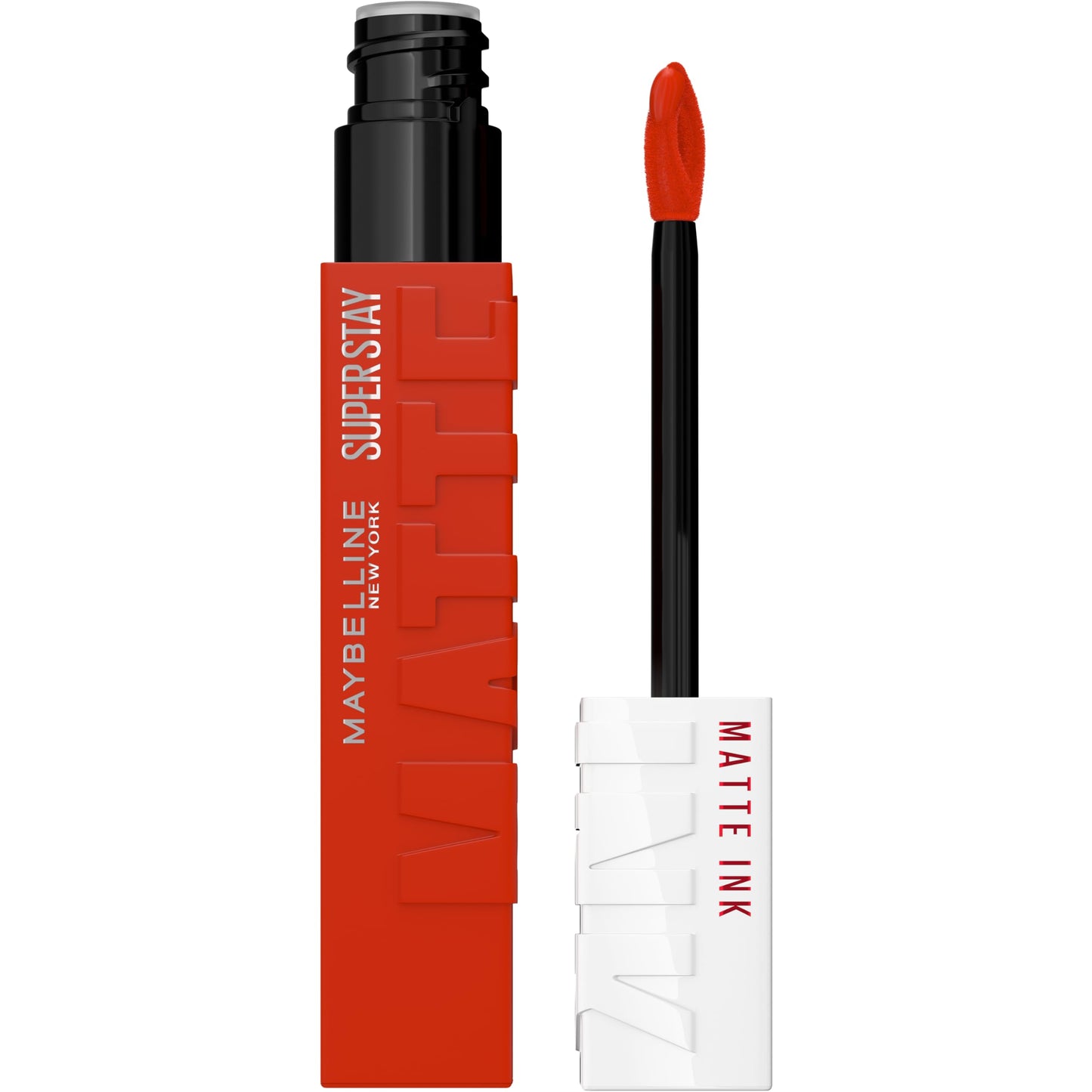 Maybelline Super Stay Matte Ink Liquid Lipstick Makeup, Long Lasting High Impact Color, Up to 16H Wear, Hustler, Red Brown, 1 Count, Packaging May Vary