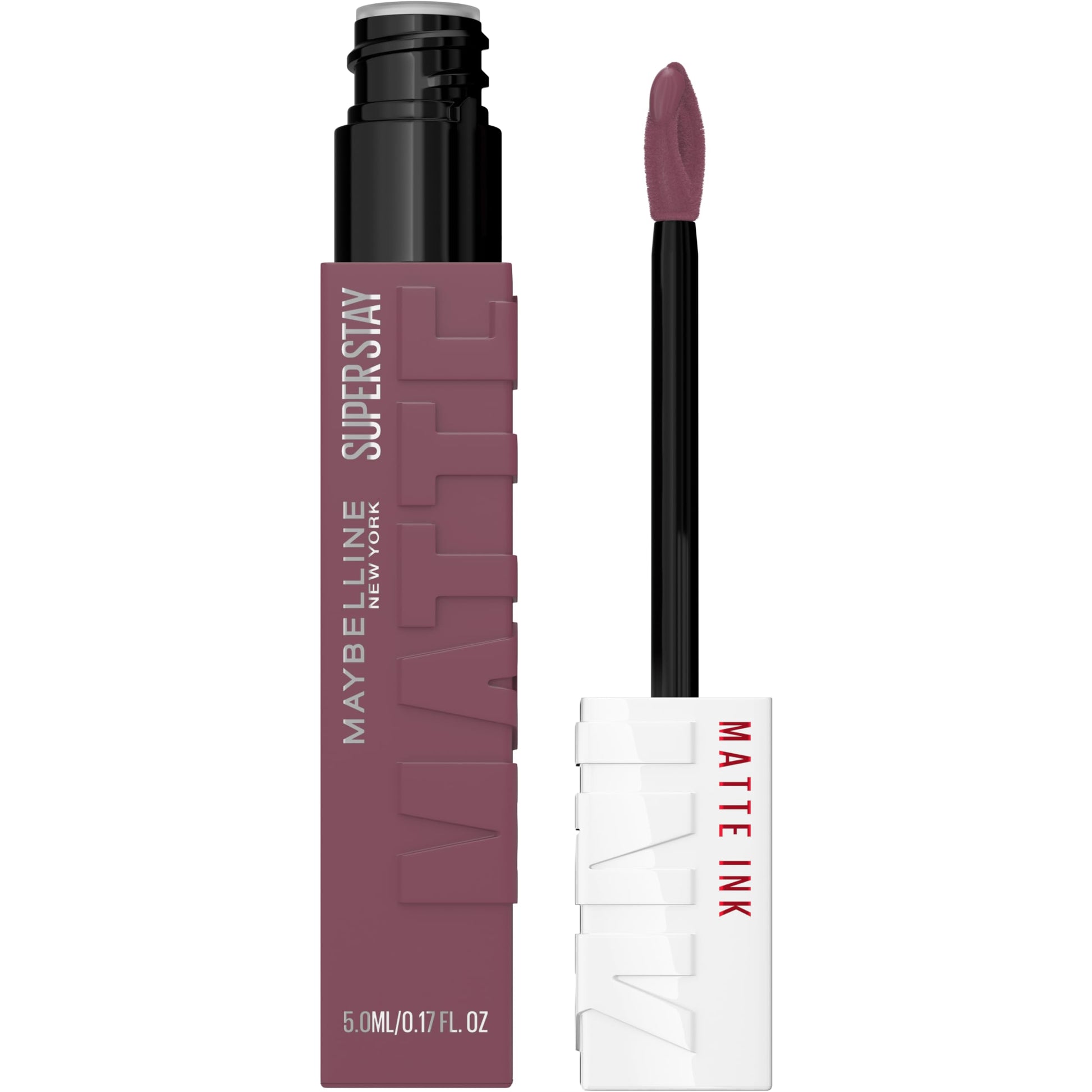 Maybelline Super Stay Matte Ink Liquid Lipstick Makeup, Long Lasting High Impact Color, Up to 16H Wear, Hustler, Red Brown, 1 Count, Packaging May Vary