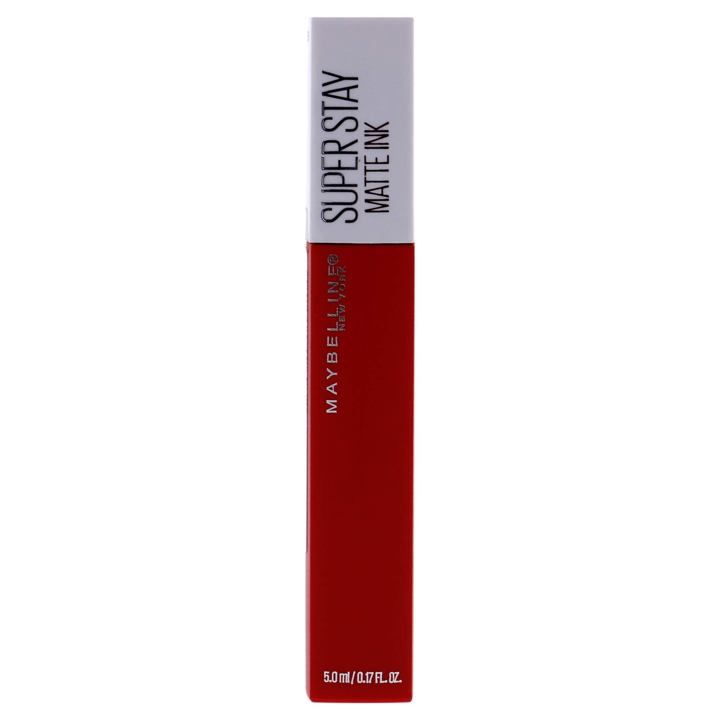 Maybelline Super Stay Matte Ink Liquid Lipstick Makeup, Long Lasting High Impact Color, Up to 16H Wear, Hustler, Red Brown, 1 Count, Packaging May Vary